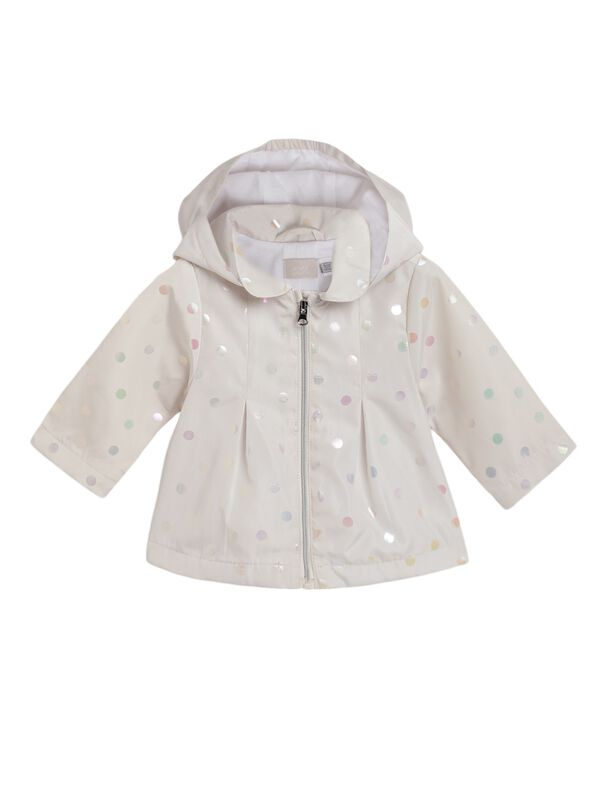 Girls Light Natural Printed Jacket image number 0